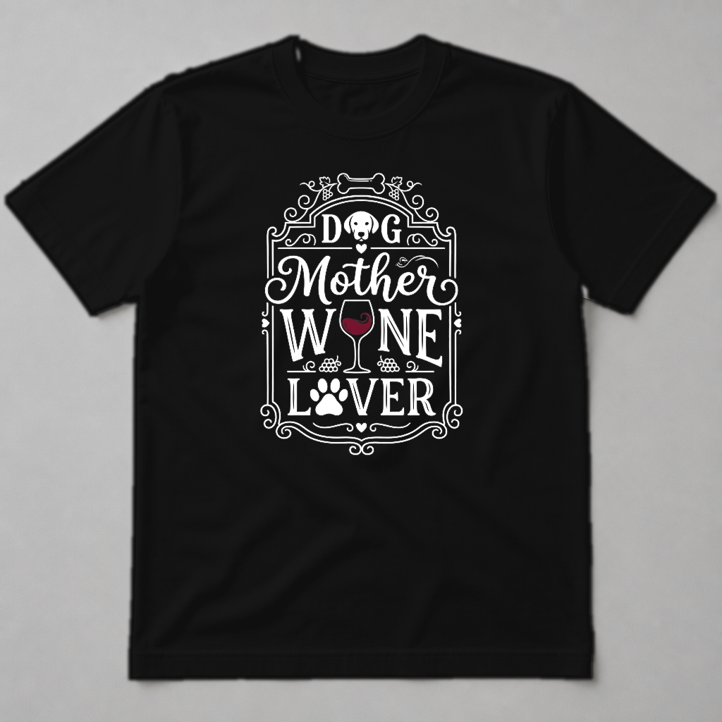 DOG MOTHER WINE LOVER - DOG