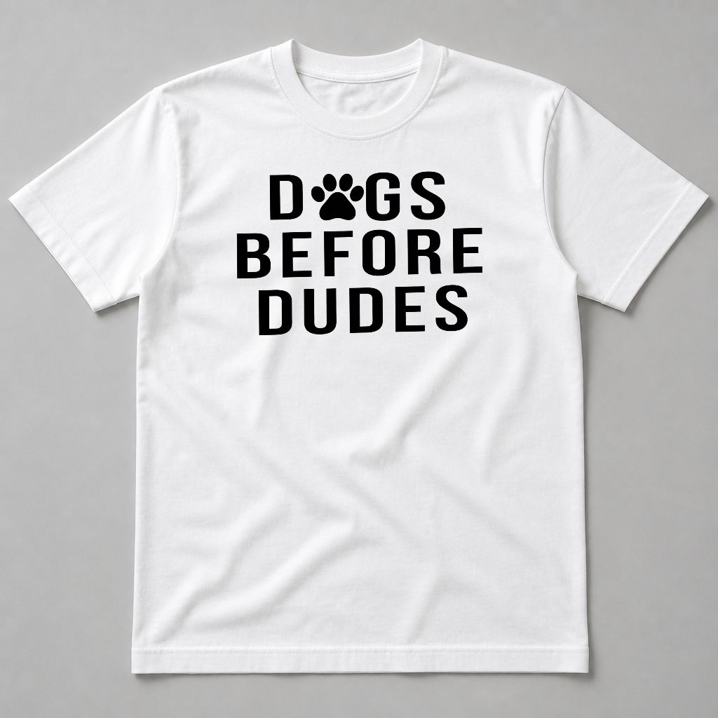 DOGS BEFORE DUDES