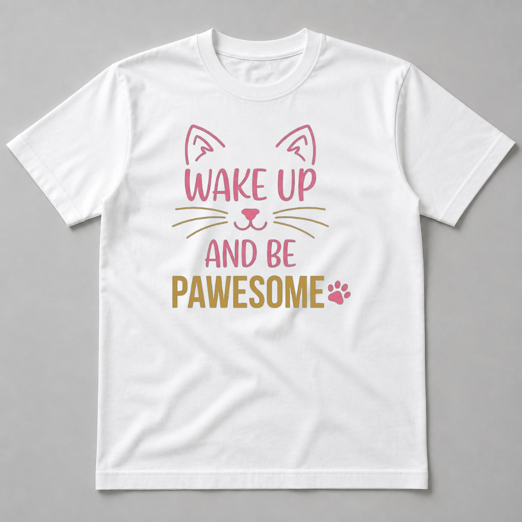 WAKE UP AND BE PAWESOME