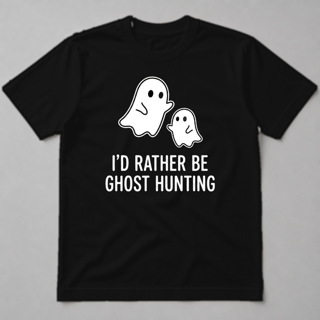 I'D RATHER BE GHOST HUNTING