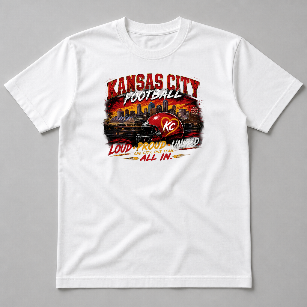 KC FOOTBALL - LOUD PROUD UNITED - ONE CITY - ONE TEAM ALL IN