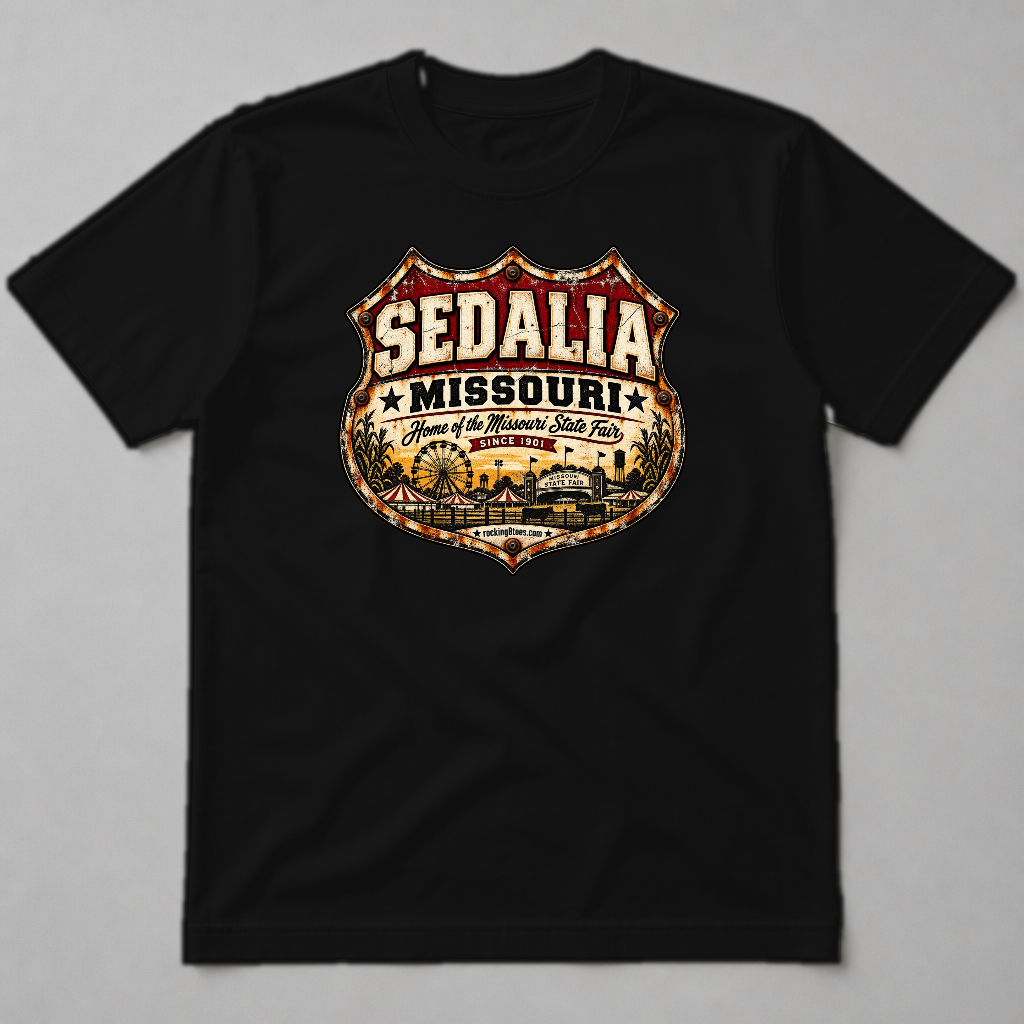 Sedalia Missouri — State Fair in Black