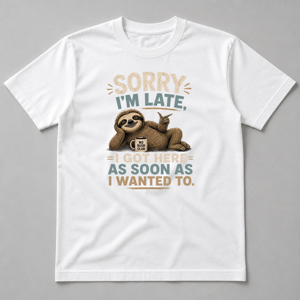 SORRY I'M LATE I GOT HERE AS SOON AS I WANTED